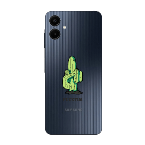 Samsung A06 Green Cactus Transparent Silicone TPU Θήκη