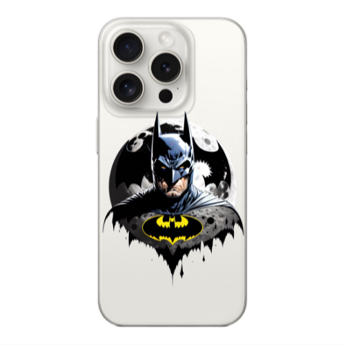 Apple Iphone 16 Pro Max Batman 3 Transparent Silicone TPU Θήκη
