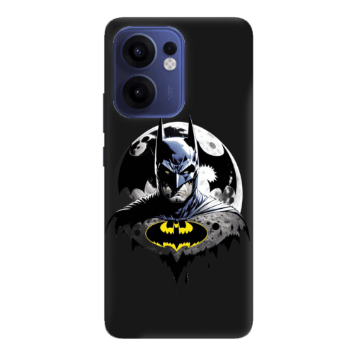Oppo Reno 13 F Batman 3 Black Colored Silicone TPU Θήκη