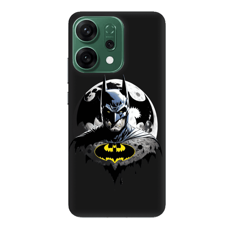 Oppo RENO 14 Batman 3 Black Colored Silicone TPU Θήκη