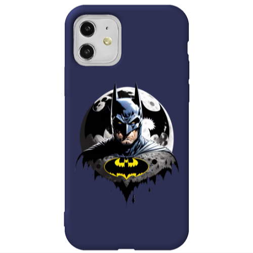 Apple iPhone 11  Batman 3 Dark blue Colored Silicone TPU Θήκη