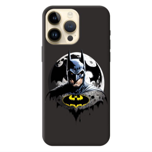 Apple iPhone 13 Pro Max Batman 3 Black Colored Silicone TPU Θήκη