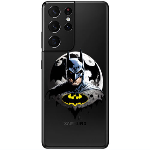Samsung S21 Ultra Batman 3 Transparent Silicone TPU Θήκη