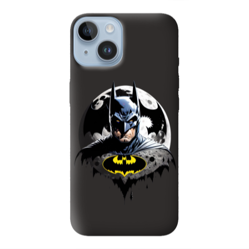 Apple iPhone 14  Batman 3 Black Colored Silicone TPU Θήκη