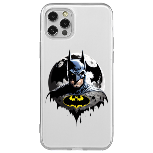 Apple iPhone 12 Pro Batman 3 Transparent Silicone TPU Θήκη
