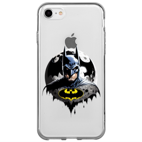 Apple iPhone 7 Batman 3 Transparent Silicone TPU Θήκη
