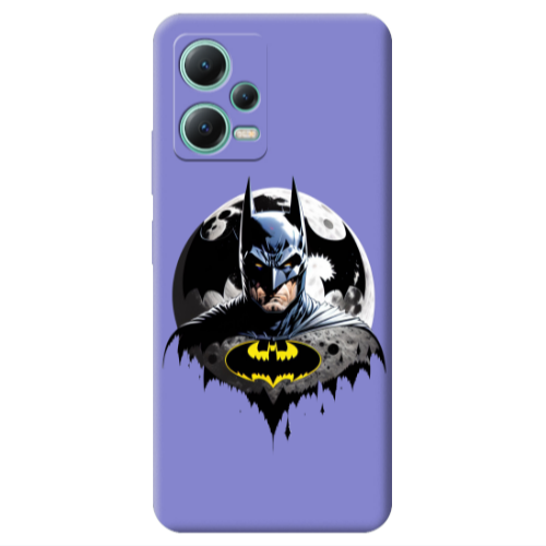 Xiaomi Redmi Note 12 Pro 5G Batman 3 Purple Colored Silicone TPU Θήκη
