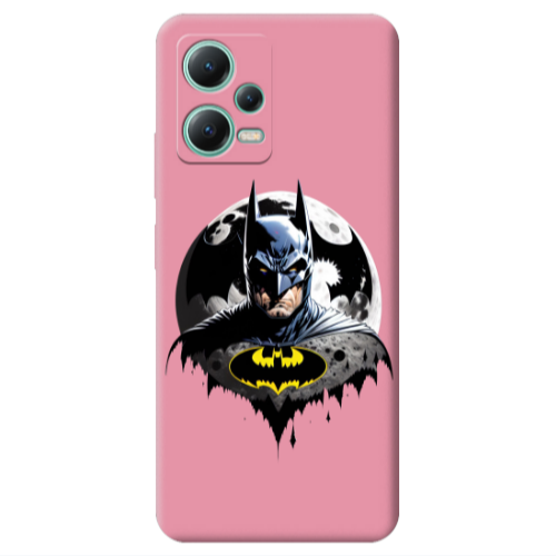Xiaomi Redmi Note 12 Pro 5G Batman 3 Pink Colored Silicone TPU Θήκη