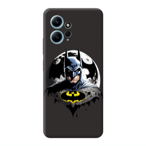 Xiaomi Redmi Note 12 4G Batman 3 Black Colored Silicone TPU Θήκη