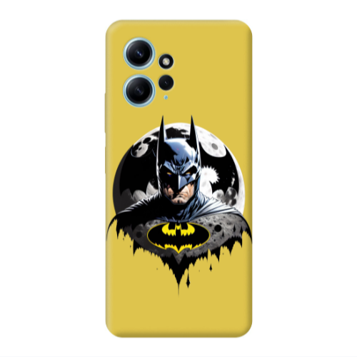 Xiaomi Redmi Note 12 4G Batman 3 Yellow Colored Silicone TPU Θήκη