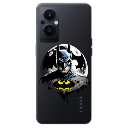 Oppo Reno 7 Lite Batman 3 Transparent Silicone TPU Θήκη