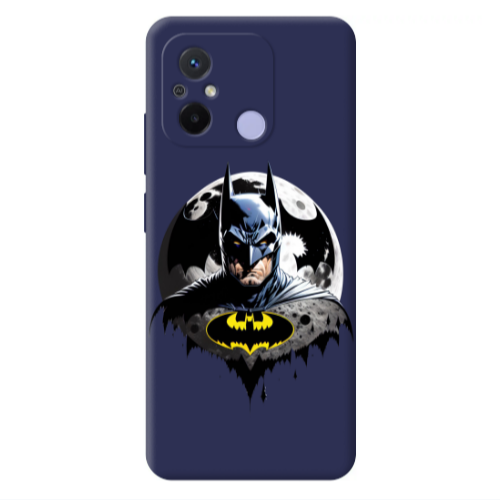Xiaomi Redmi 12C Batman 3 Dark blue Colored Silicone TPU Θήκη