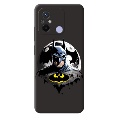 Xiaomi Redmi 12C Batman 3 Black Colored Silicone TPU Θήκη
