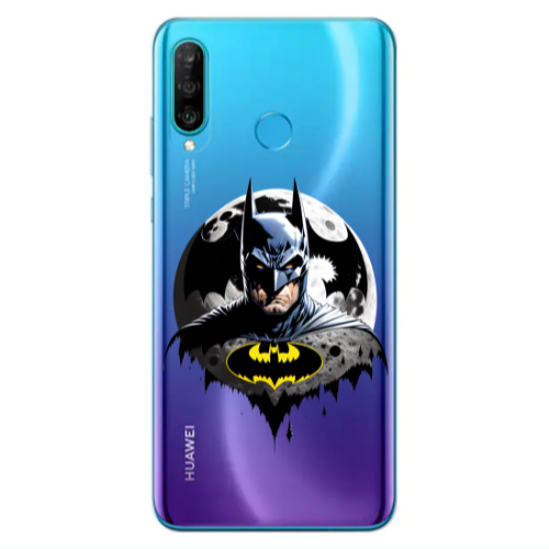 Huawei P30 Lite Batman 3 Transparent Silicone TPU Θήκη