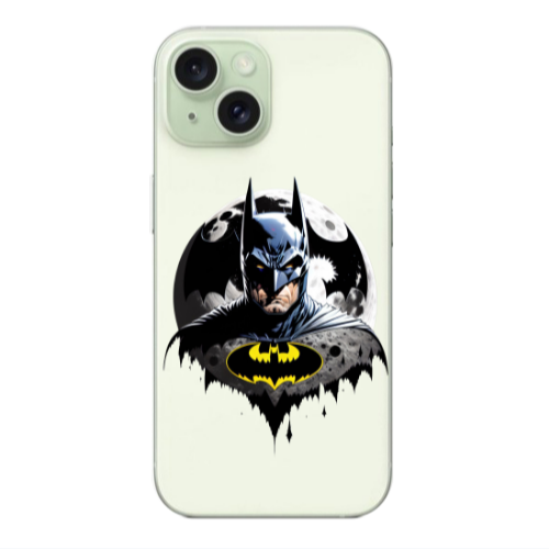 Apple iPhone 15 Batman 3 Transparent Silicone TPU Θήκη