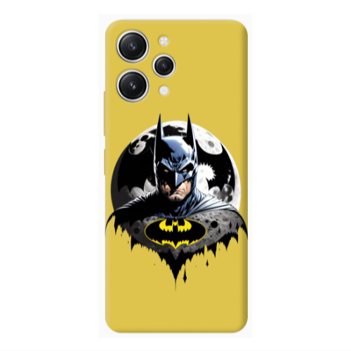 Xiaomi Redmi 12 Batman 3 Yellow Colored Silicone TPU Θήκη