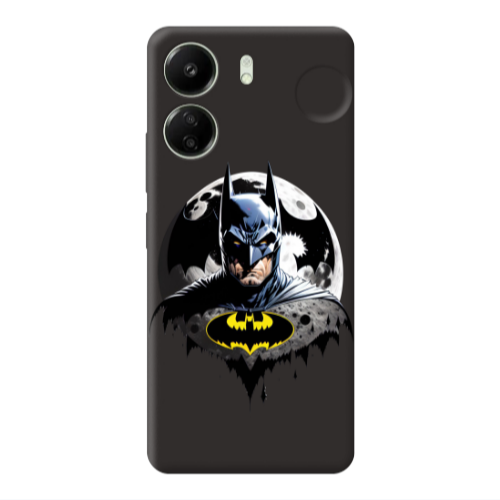 Xiaomi Redmi 13C Batman 3 Black Colored Silicone TPU Θήκη