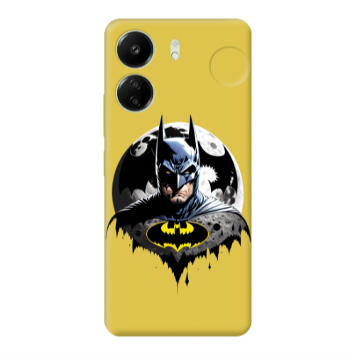 Xiaomi Redmi 13C Batman 3 Yellow Colored Silicone TPU Θήκη