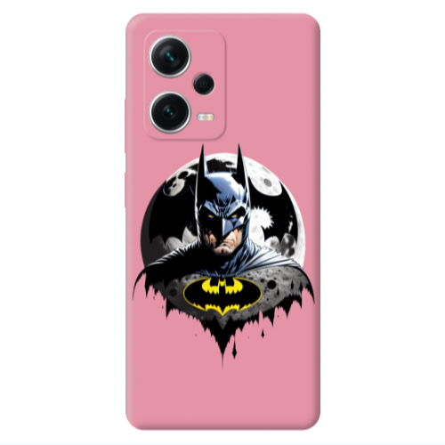 Xiaomi Poco X5 Batman 3 Pink Colored Silicone TPU Θήκη
