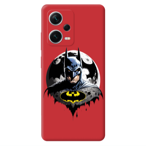 Xiaomi Poco X5 Batman 3 Red Colored Silicone TPU Θήκη