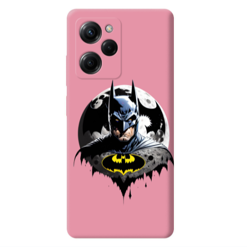 Xiaomi Poco X5 Pro Batman 3 Pink Colored Silicone TPU Θήκη