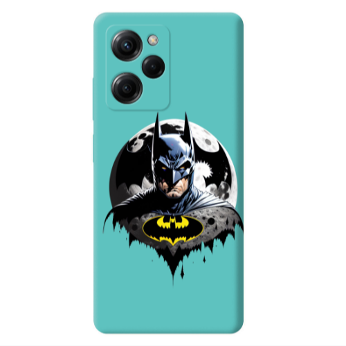 Xiaomi Poco X5 Pro Batman 3 Turquoise Colored Silicone TPU Θήκη