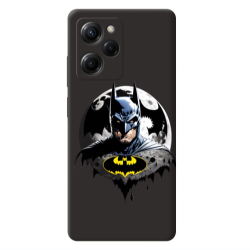 Xiaomi Poco X5 Pro Batman 3 Black Colored Silicone TPU Θήκη