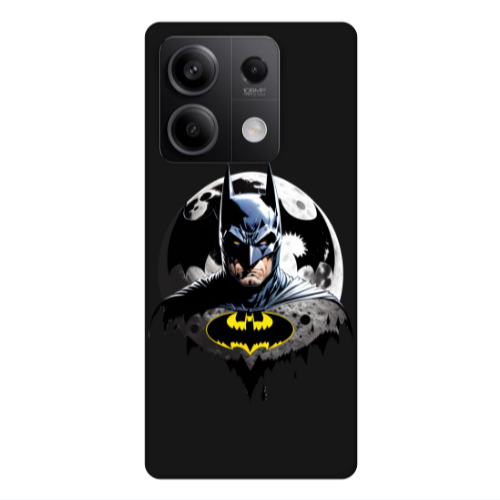 Xiaomi Redmi Note 13 5G Batman 3 Black Colored Silicone TPU Θήκη