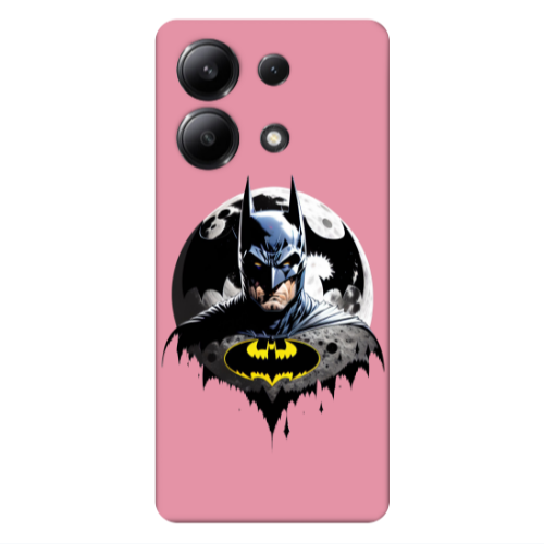 Xiaomi Redmi Note 13 4G Batman 3 Pink Colored Silicone TPU Θήκη