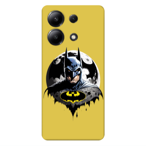 Xiaomi Redmi Note 13 4G Batman 3 Yellow Colored Silicone TPU Θήκη