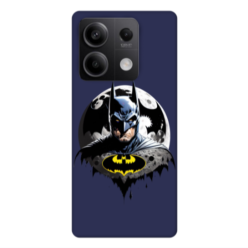 Xiaomi Redmi Note 13Pro 5G Batman 3 Dark blue Colored Silicone TPU Θήκη