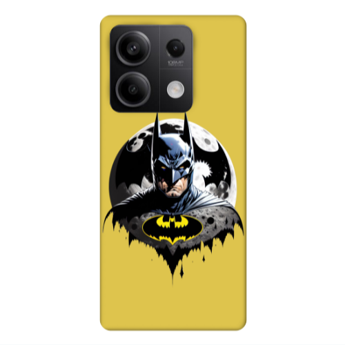 Xiaomi Redmi Note 13Pro 5G Batman 3 Yellow Colored Silicone TPU Θήκη