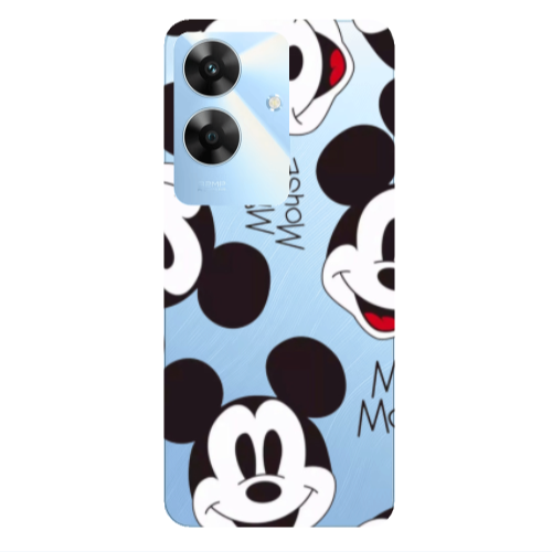 Realme Note 60 Mickey Mouse Transparent Silicone TPU Θήκη