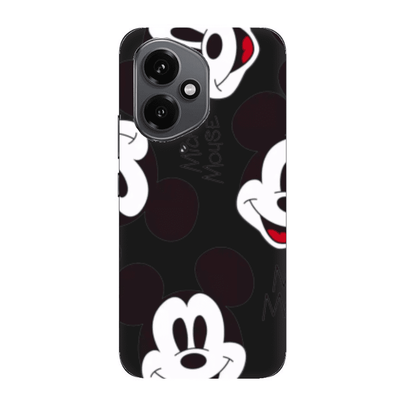Honor Magic 400 Mickey Mouse Black Colored Silicone TPU Θήκη