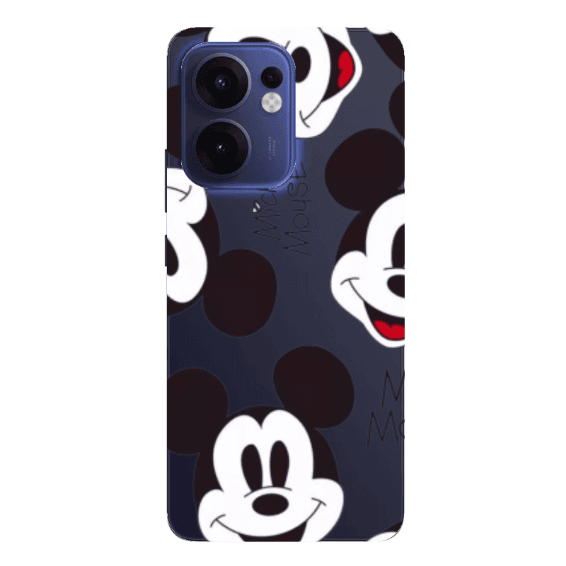 Oppo Reno 13 F Mickey Mouse Transparent Silicone TPU Θήκη