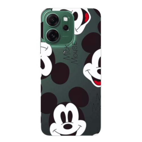 Oppo 14 F Mickey Mouse Transparent Silicone TPU Θήκη