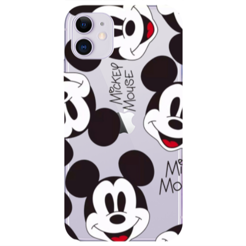 Apple iPhone 11  Mickey Mouse Transparent Silicone TPU Θήκη