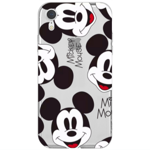 Apple iPhone Xr Mickey Mouse Transparent Silicone TPU Θήκη