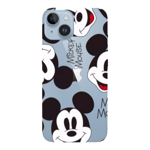 Apple iPhone 14 Plus Mickey Mouse Transparent Silicone TPU Θήκη
