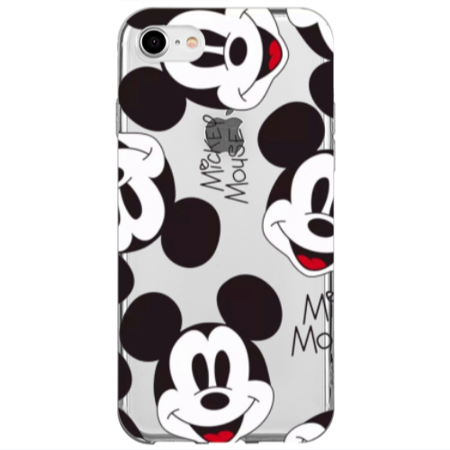 Apple iPhone 7 Mickey Mouse Transparent Silicone TPU Θήκη