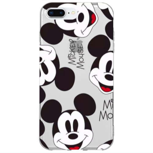 Apple iPhone 7 Plus Mickey Mouse Transparent Silicone TPU Θήκη