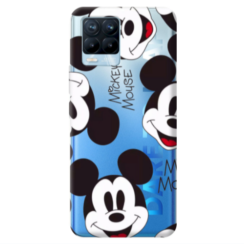 Realme 8 Pro Mickey Mouse Transparent Silicone TPU Θήκη