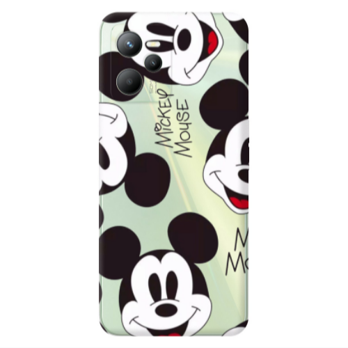 Realme C35 Mickey Mouse Transparent Silicone TPU Θήκη