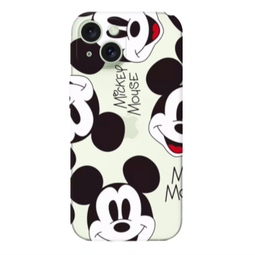Apple iPhone 15 Plus Mickey Mouse Transparent Silicone TPU Θήκη