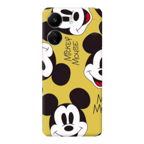 Xiaomi Redmi 13C Mickey Mouse Yellow Colored Silicone TPU Θήκη
