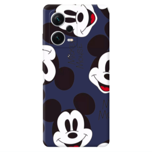 Xiaomi Poco X5 Mickey Mouse Dark blue Colored Silicone TPU Θήκη