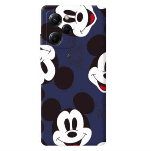 Xiaomi Poco X5 Pro Mickey Mouse Dark blue Colored Silicone TPU Θήκη