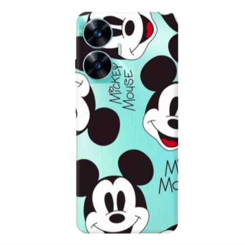 Realme C55 Mickey Mouse Transparent Silicone TPU Θήκη