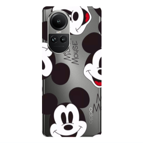 Oppo Reno10 5G Mickey Mouse Transparent Silicone TPU Θήκη