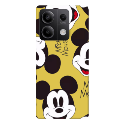 Xiaomi Redmi Note 13Pro 5G Mickey Mouse Yellow Colored Silicone TPU Θήκη